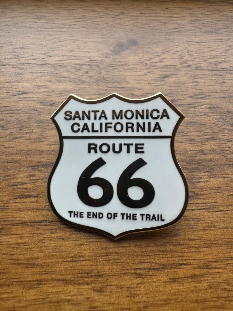 End of Trail Route 66 Pin