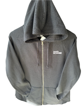 Black and Soft Pink Women's Zip Up Hoodie