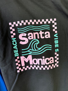 Black & Soft Pink Pullover Checkered Hoodie