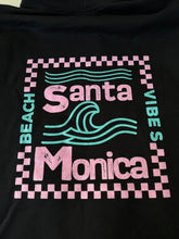 Black & Soft Pink Pullover Checkered Hoodie